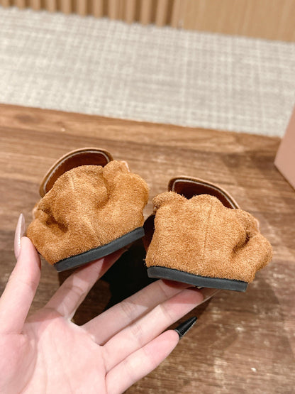 Miu Miu Suede Loafers, Sand