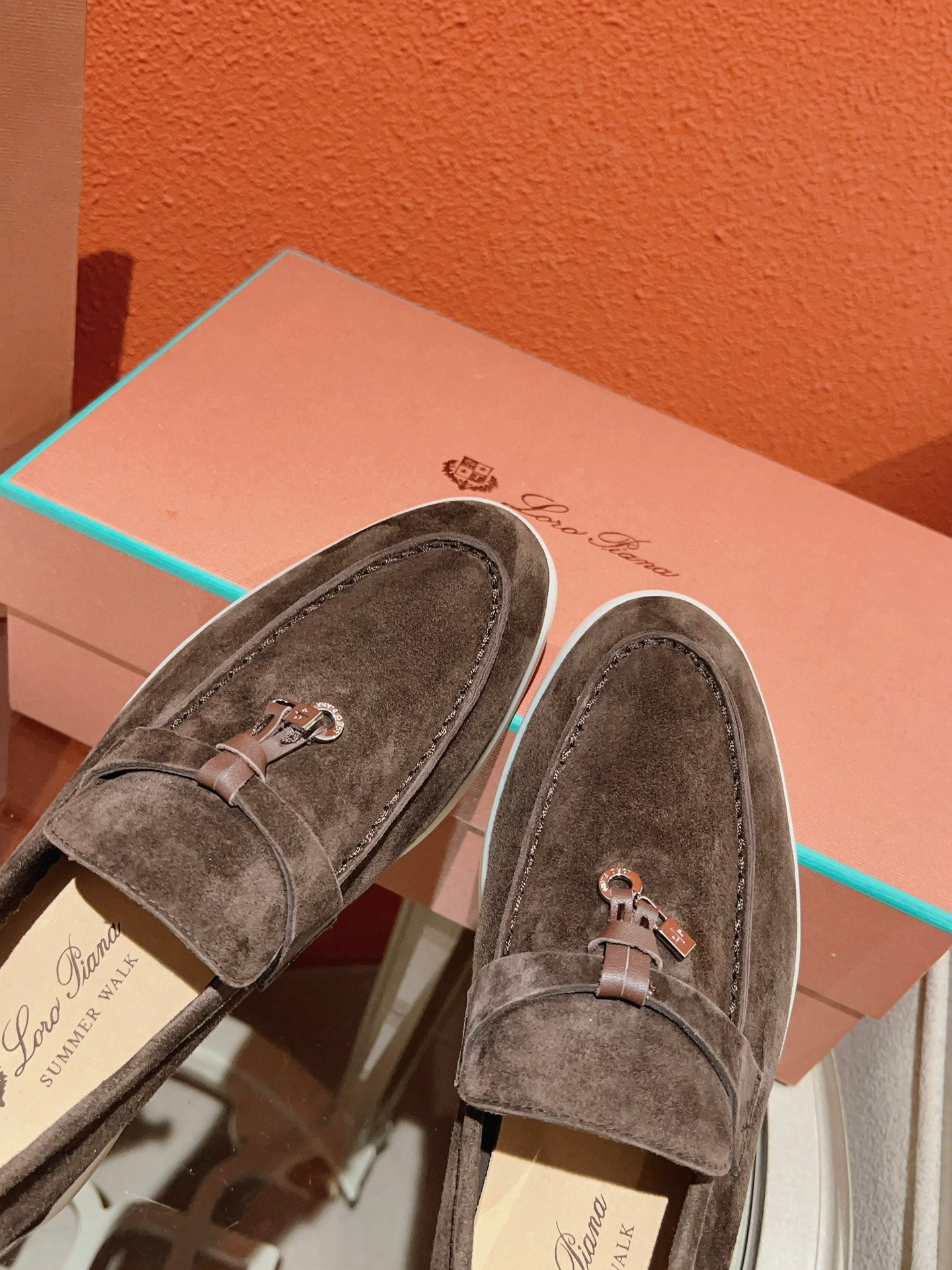 Loro Piana Summer Charms Walk Loafer, Moorland