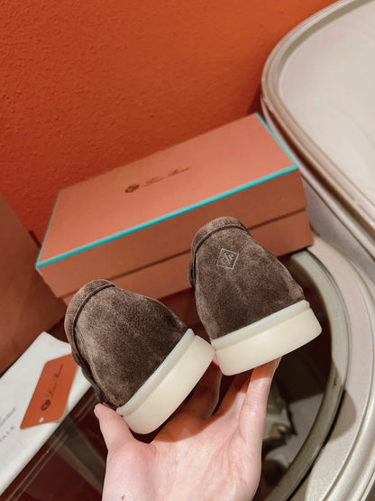 Loro Piana Summer Charms Walk Loafer, Moorland