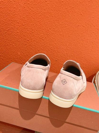 Loro Piana Summer Charms Walk Loafer, Pink