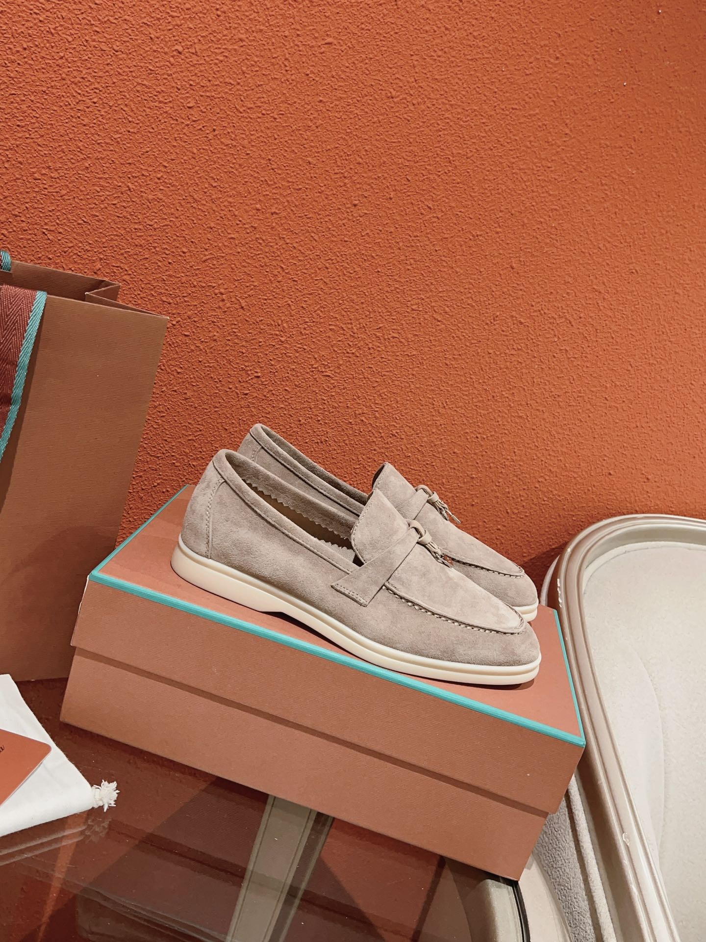 Loro Piana Summer Charms Walk Loafer, Ivory Champagne