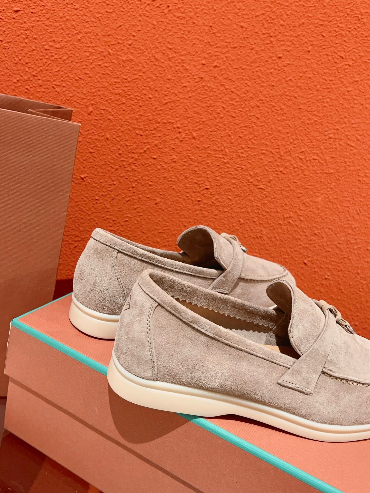 Loro Piana Summer Charms Walk Loafer, Ivory Champagne