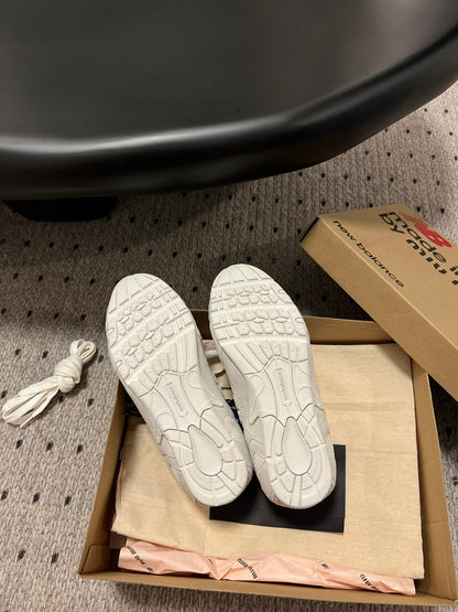 New Balance X Miu Miu 530 SL Suede and mesh Sneakers, White