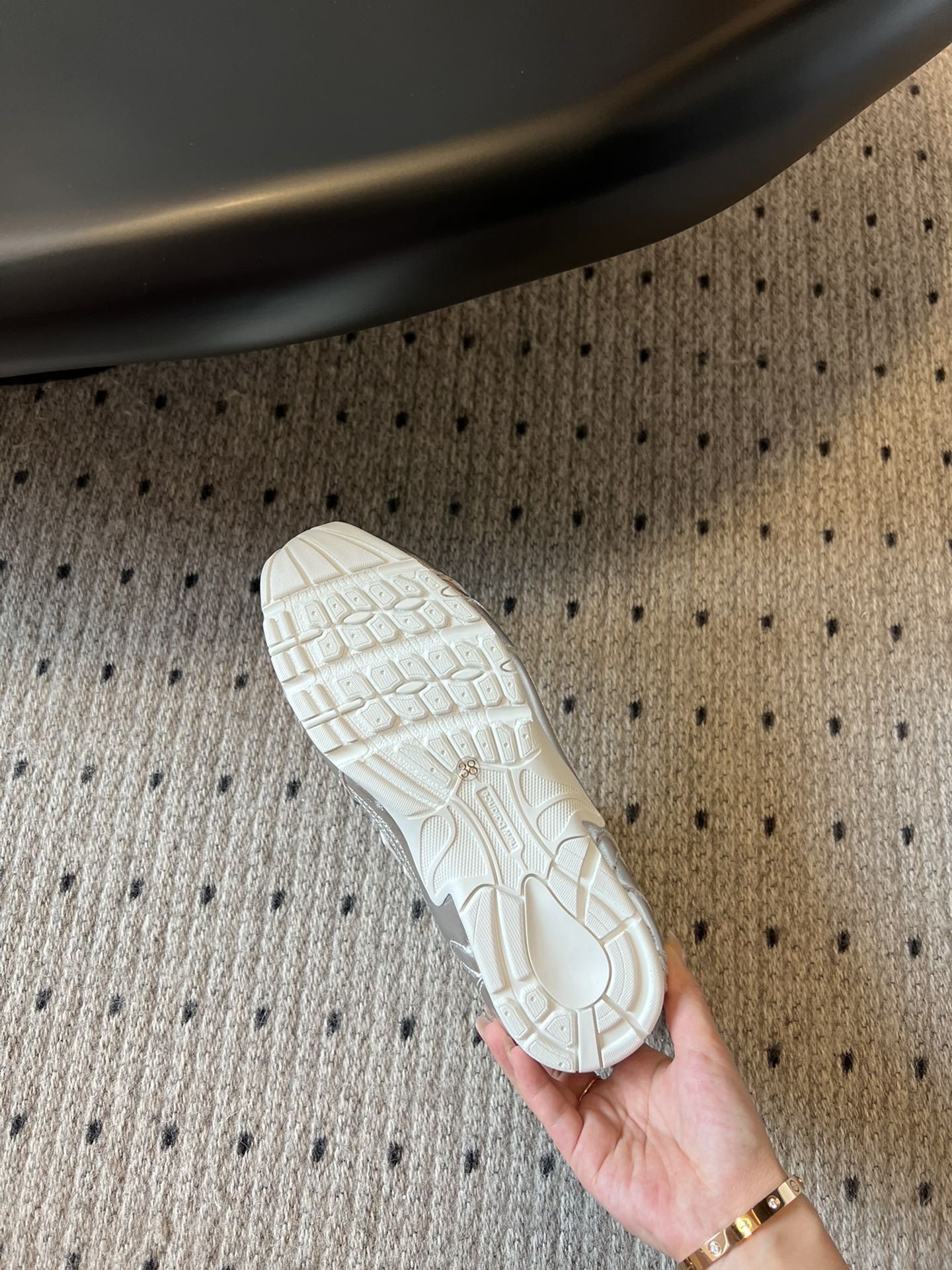 New Balance X Miu Miu 530 SL leather Sneakers, Silver