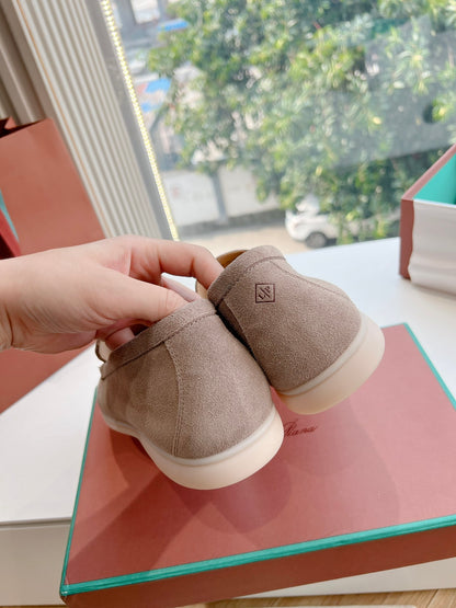 Loro Piana Summer Walk Loafer Suede, Canteen