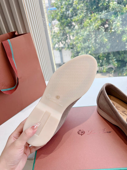 Loro Piana Summer Walk Loafer Suede, Canteen