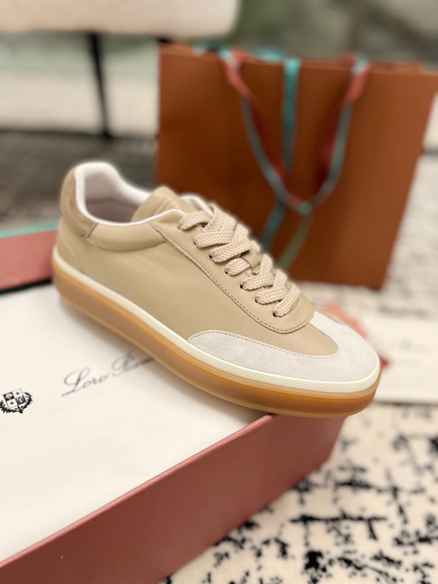 Loro Piana
Tennis Walk trainers, Light Brown