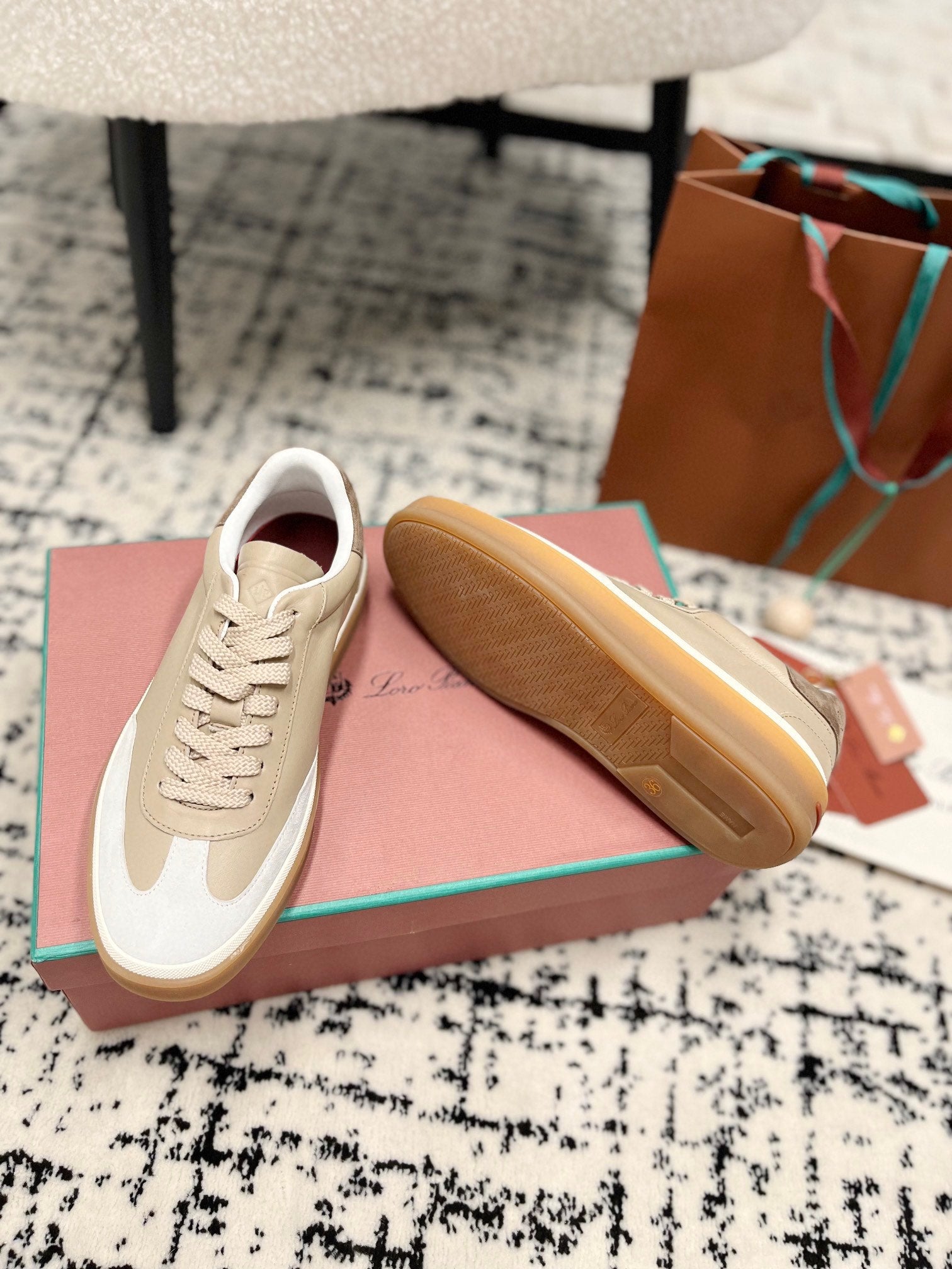 Loro Piana
Tennis Walk trainers, Light Brown