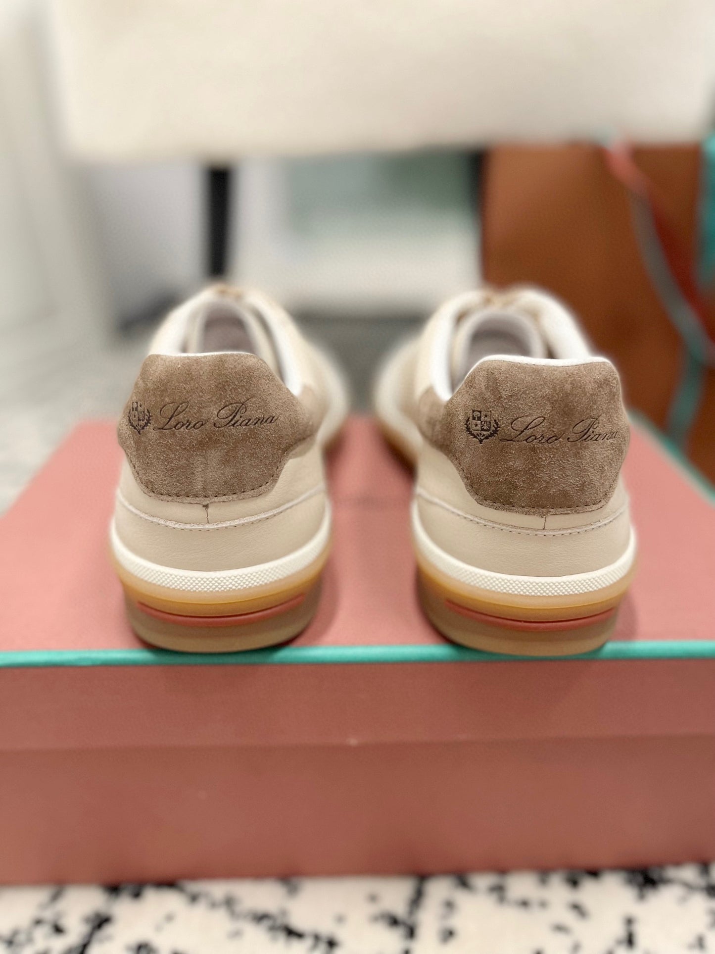 Loro Piana
Tennis Walk trainers, Milk