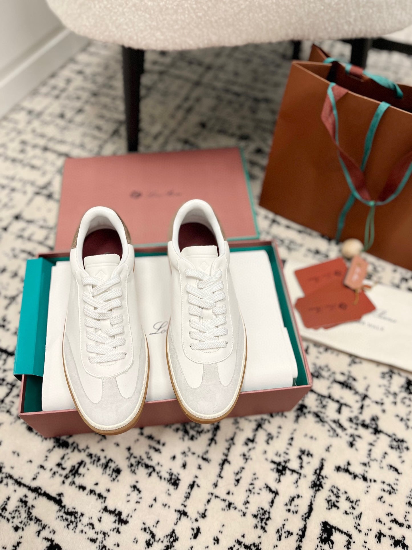 Loro Piana
Tennis Walk trainers, white