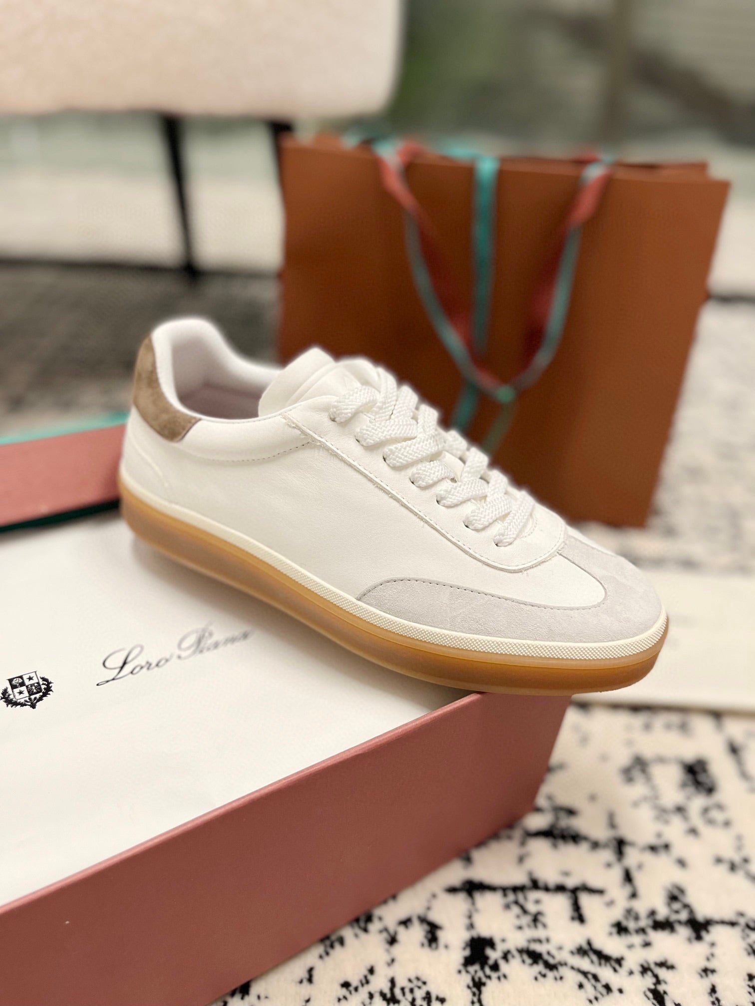 Loro Piana
Tennis Walk trainers, white