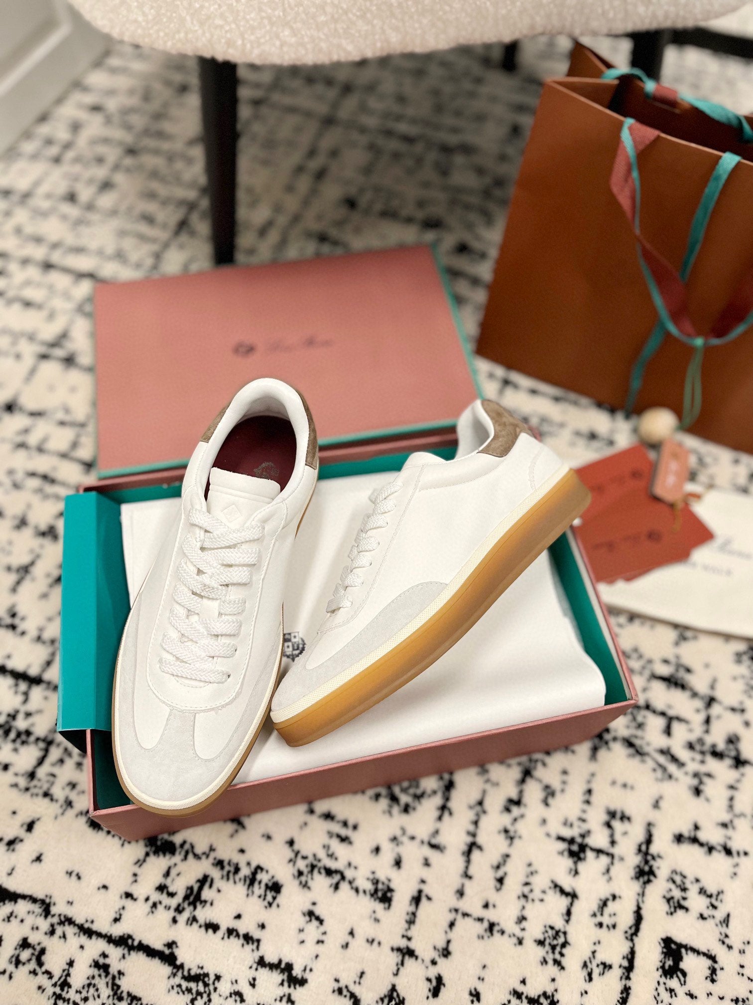 Loro Piana
Tennis Walk trainers, white