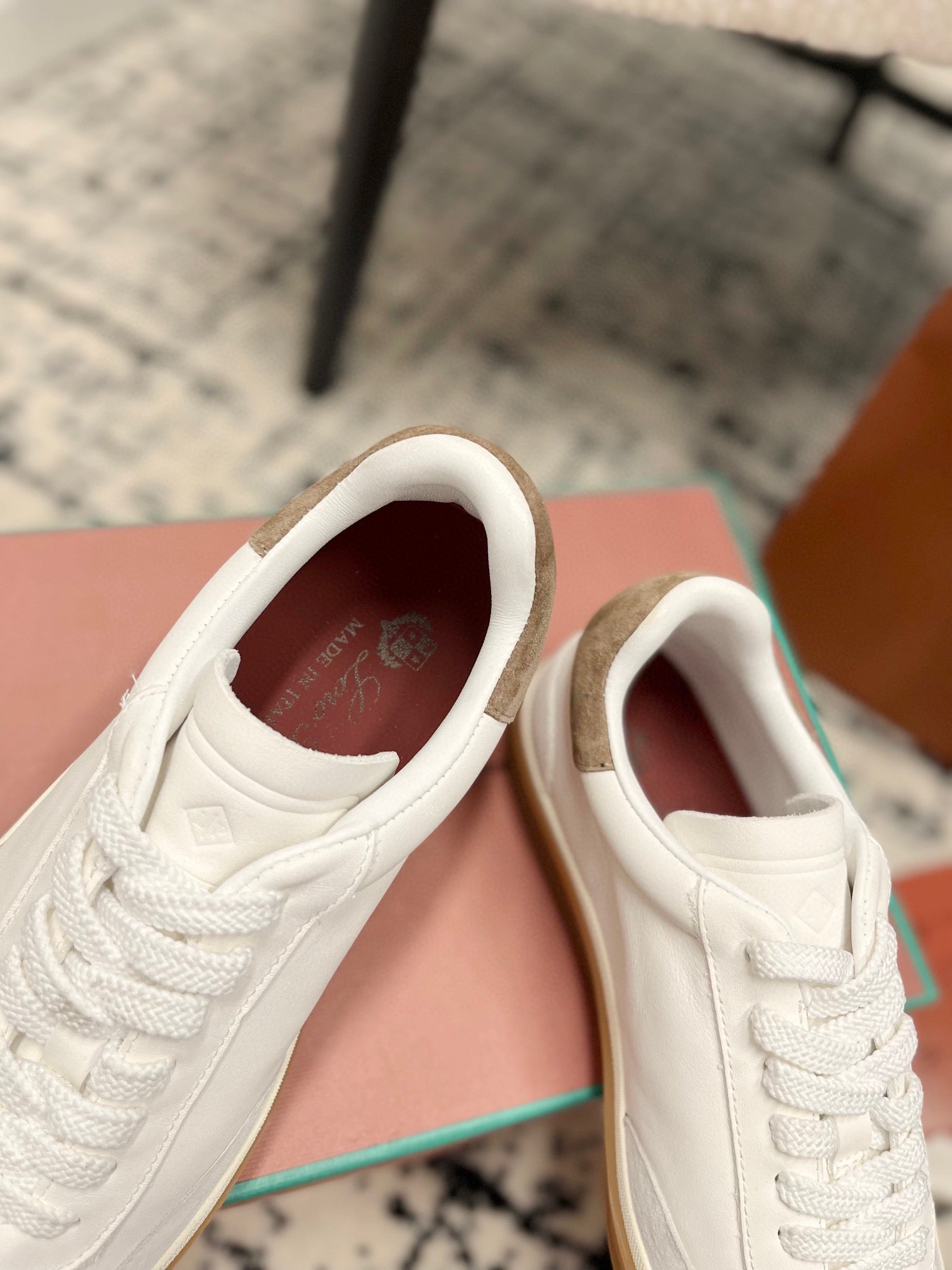 Loro Piana
Tennis Walk trainers, white