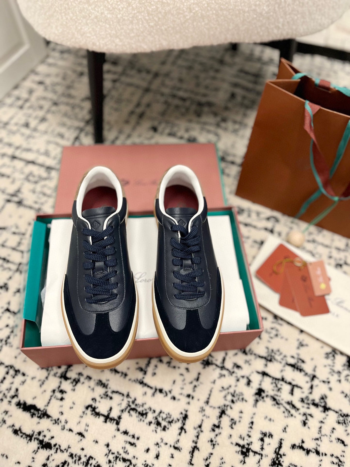 Loro Piana
Tennis Walk trainers, Black