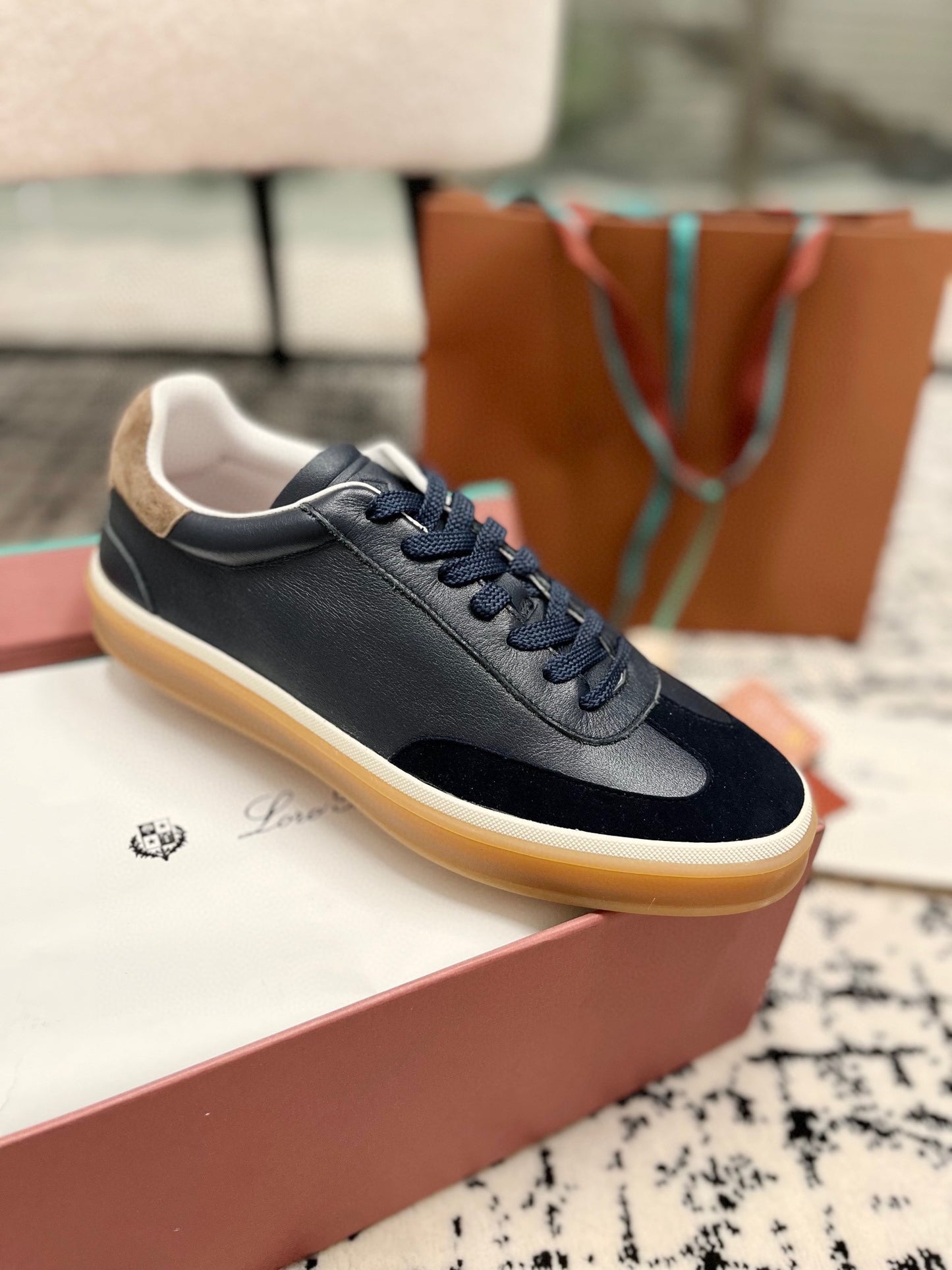 Loro Piana
Tennis Walk trainers, Black