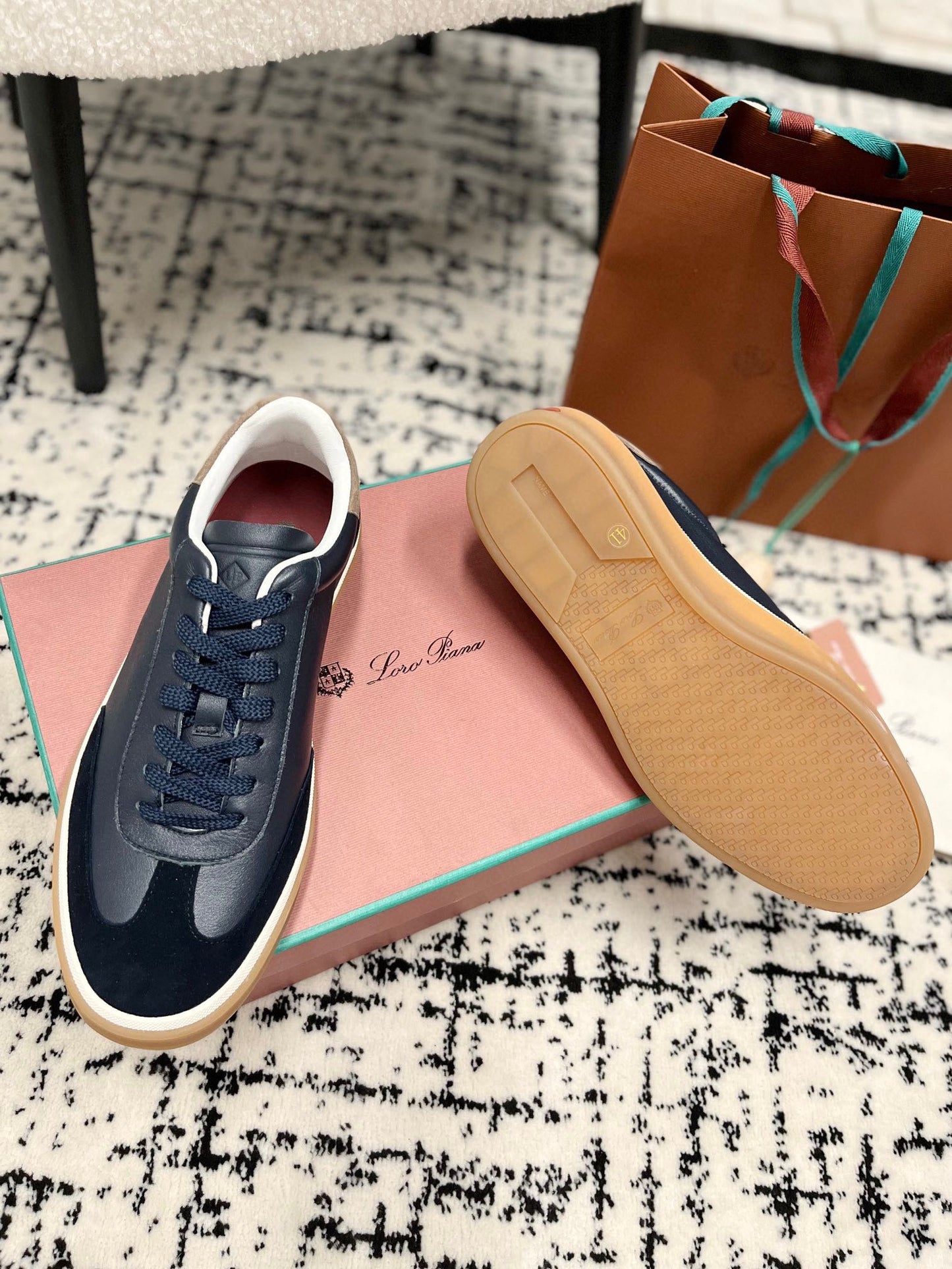 Loro Piana
Tennis Walk trainers, Black