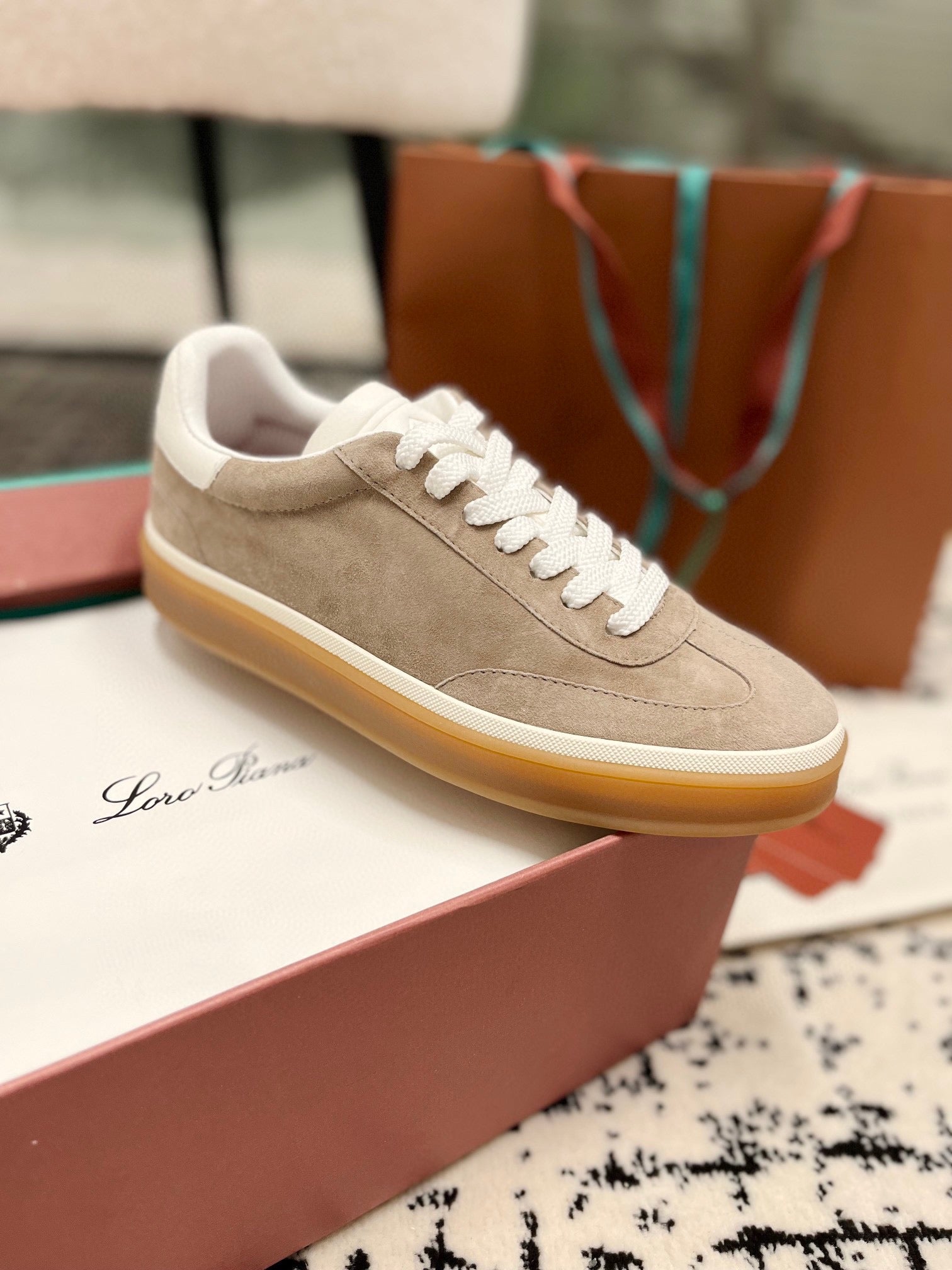 Loro Piana
Tennis Walk trainers, Grey