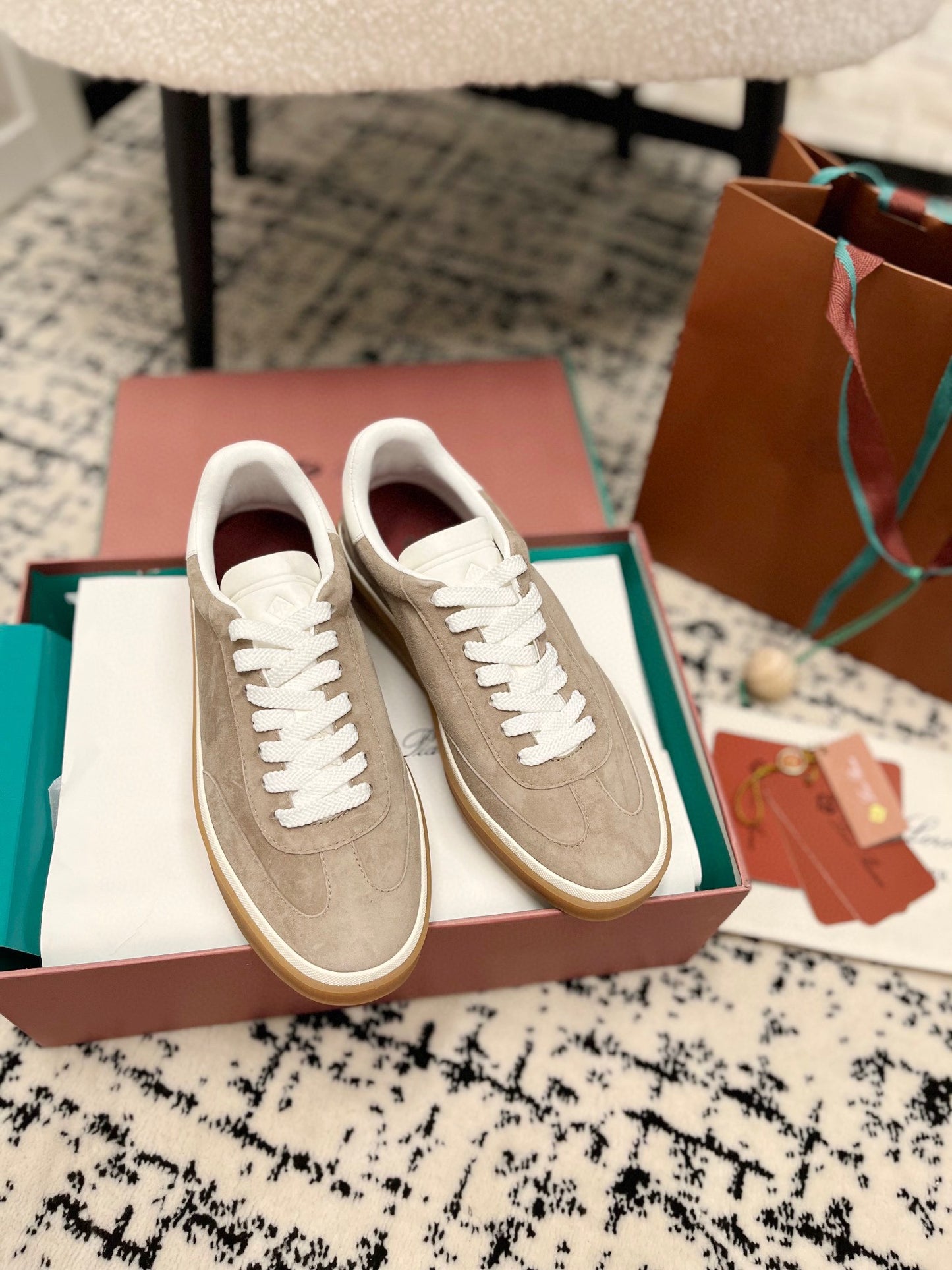 Loro Piana
Tennis Walk trainers, Grey