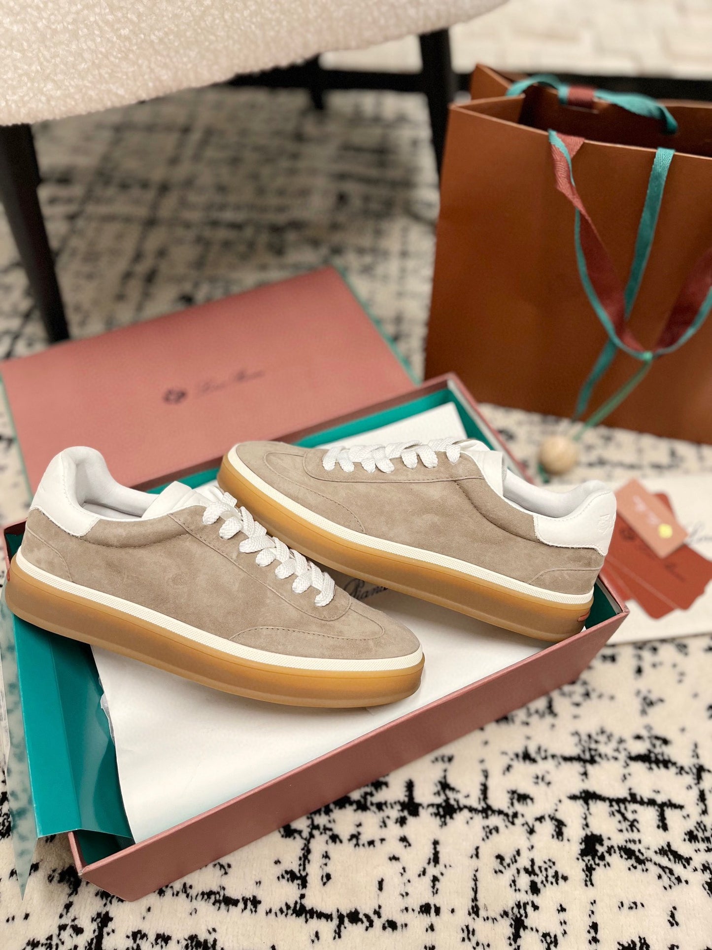 Loro Piana
Tennis Walk trainers, Grey