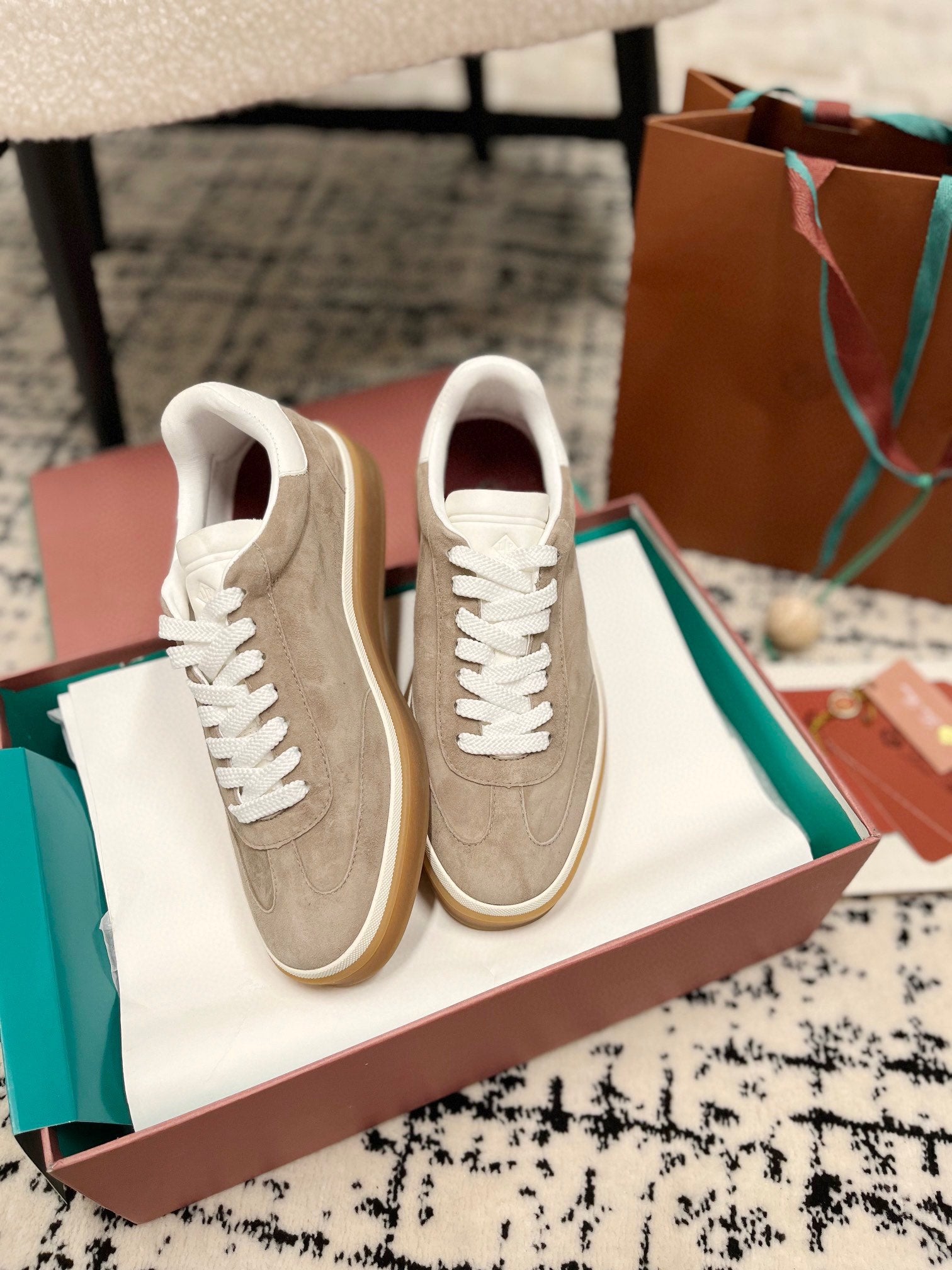 Loro Piana
Tennis Walk trainers, Grey