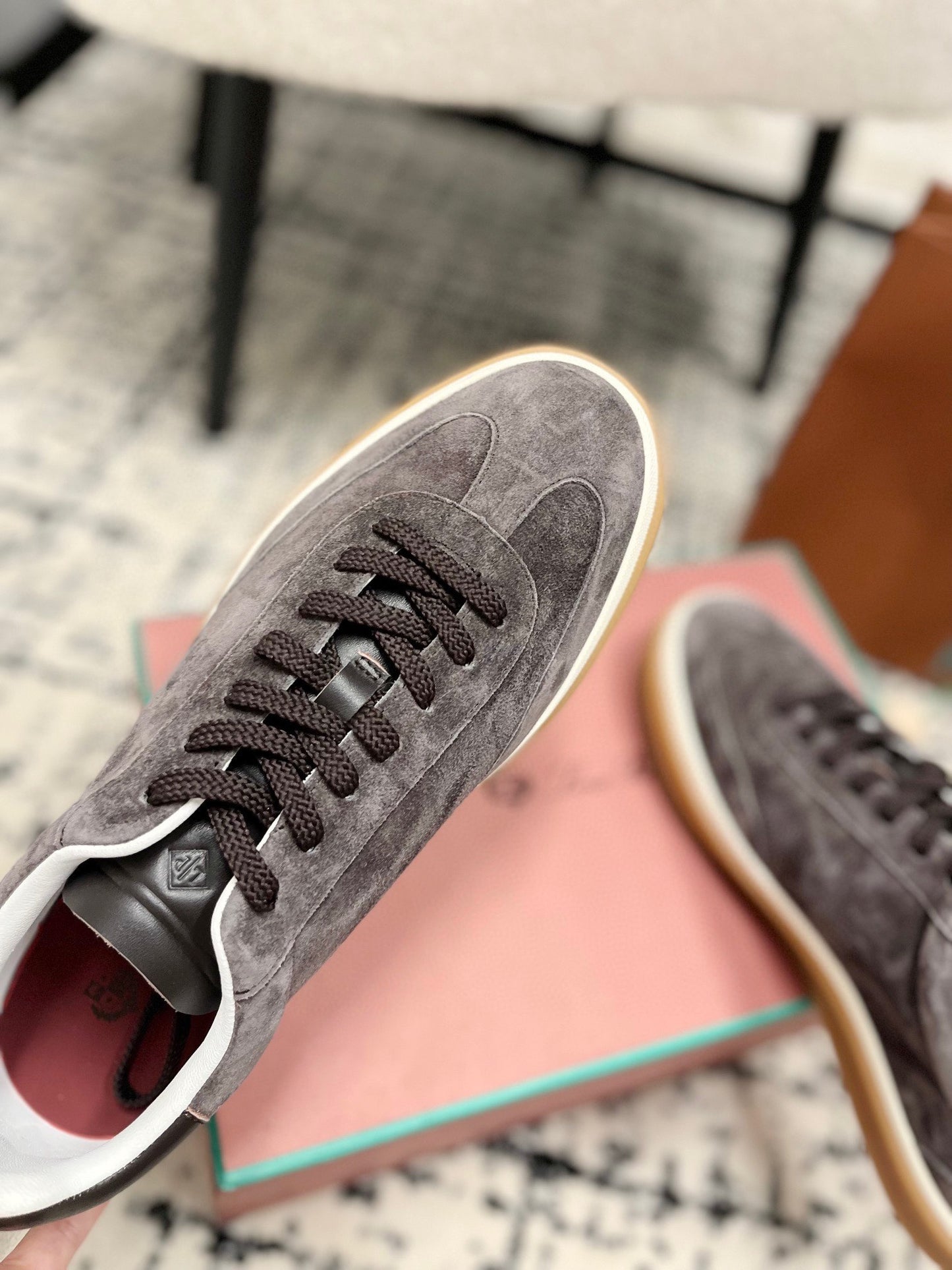 Loro Piana
Tennis Walk trainers, Suede