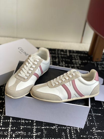 CELINE JOGGER LOW LACE-UP SNEAKER, White