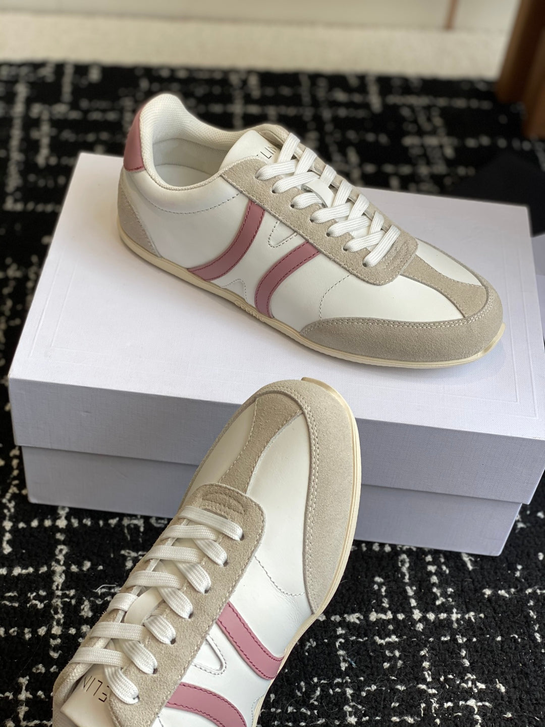 CELINE JOGGER LOW LACE-UP SNEAKER, White