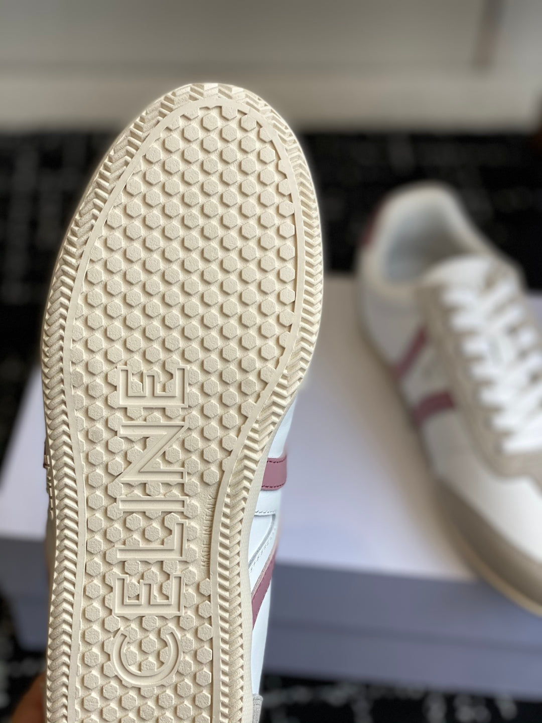 CELINE JOGGER LOW LACE-UP SNEAKER, White