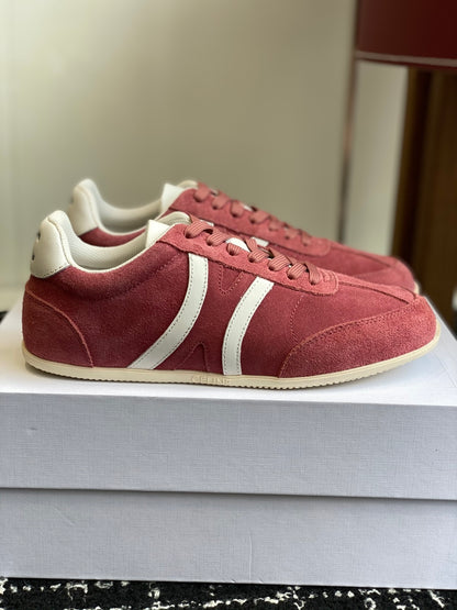 CELINE JOGGER LOW LACE-UP SNEAKER, Pink