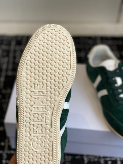 CELINE JOGGER LOW LACE-UP SNEAKER, Green