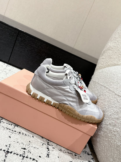 Miu Miu Tyre Trainer, Grey