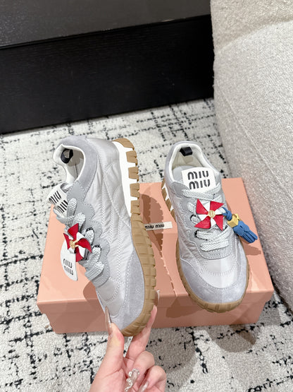 Miu Miu Tyre Trainer, Grey