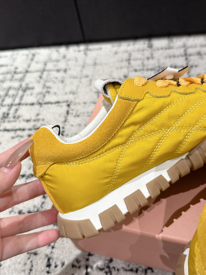 Miu Miu Tyre Trainer, Canary yellow