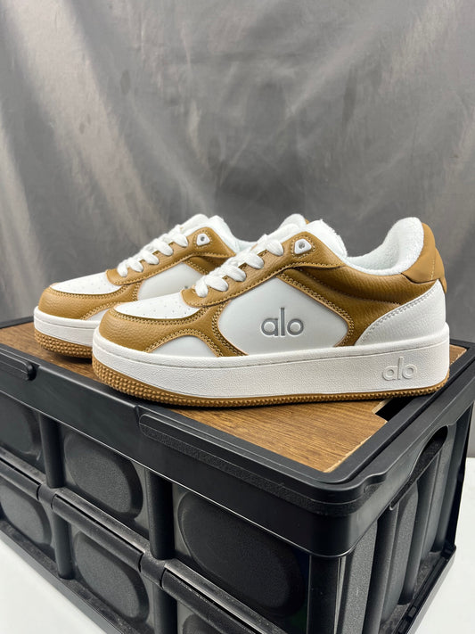 ALO Recovery Mode Sneaker, Gravel/White