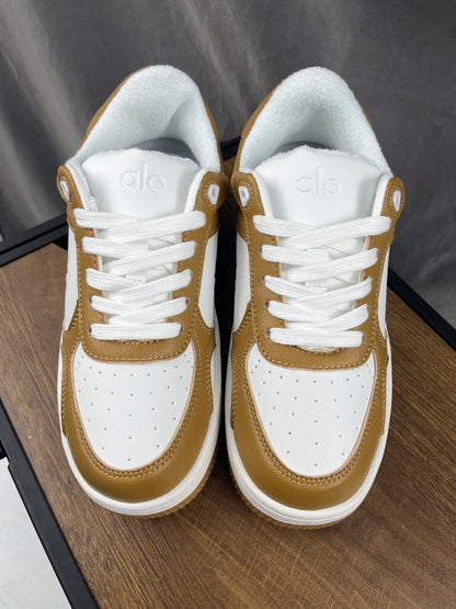 ALO Recovery Mode Sneaker, Gravel/White