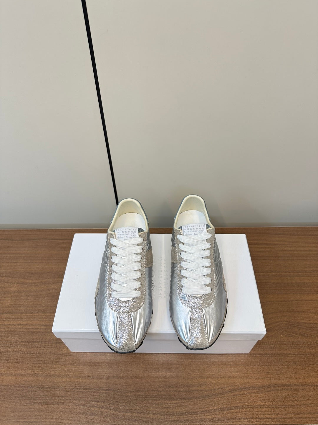 Maison Margiela Sprinters Sneakers, Silver