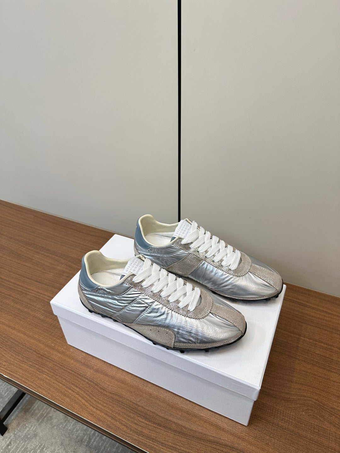 Maison Margiela Sprinters Sneakers, Silver