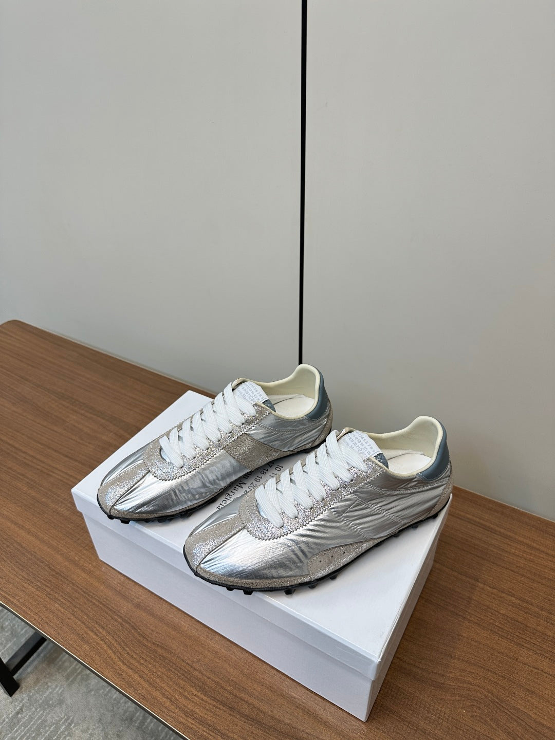 Maison Margiela Sprinters Sneakers, Silver