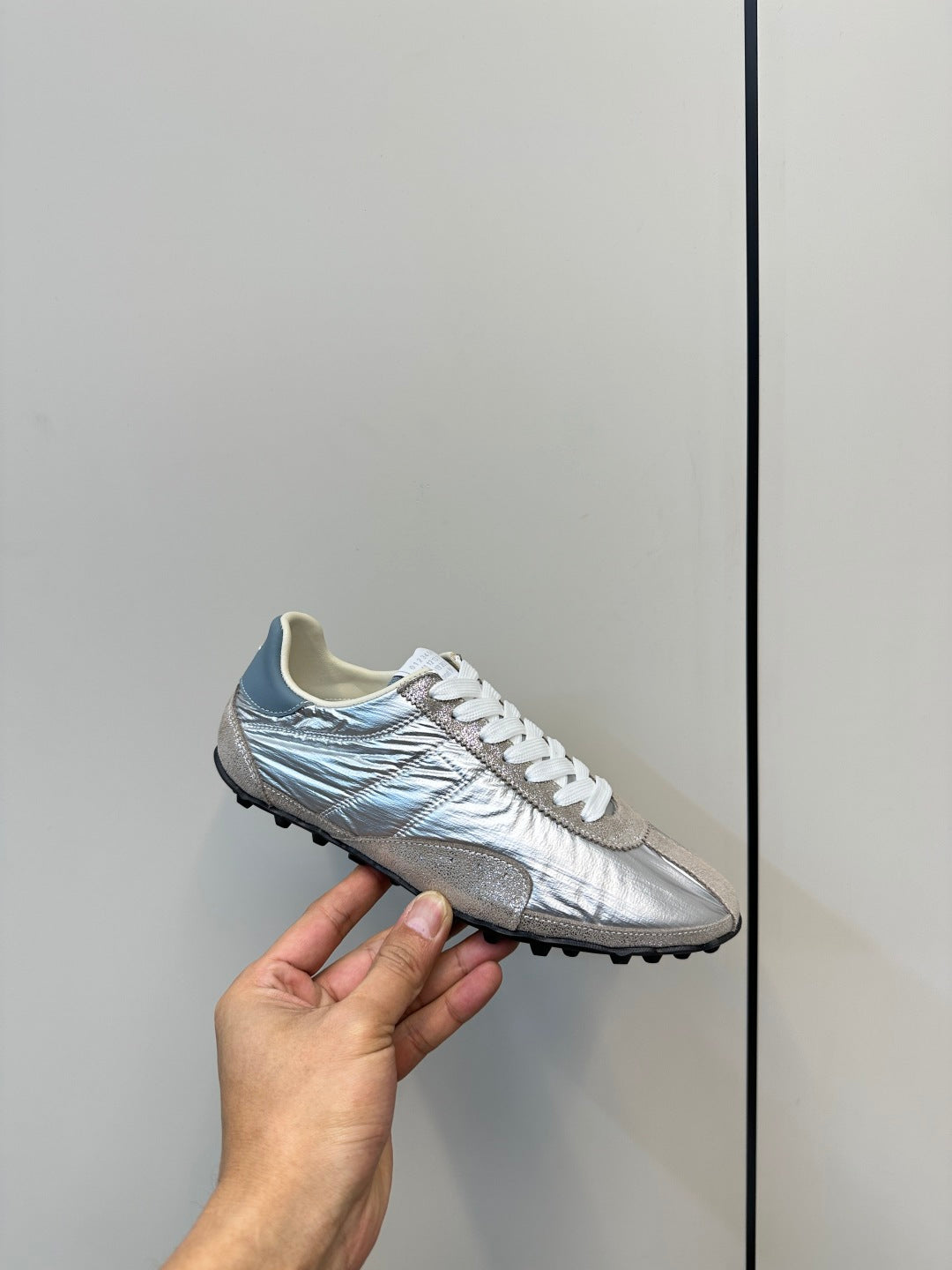 Maison Margiela Sprinters Sneakers, Silver