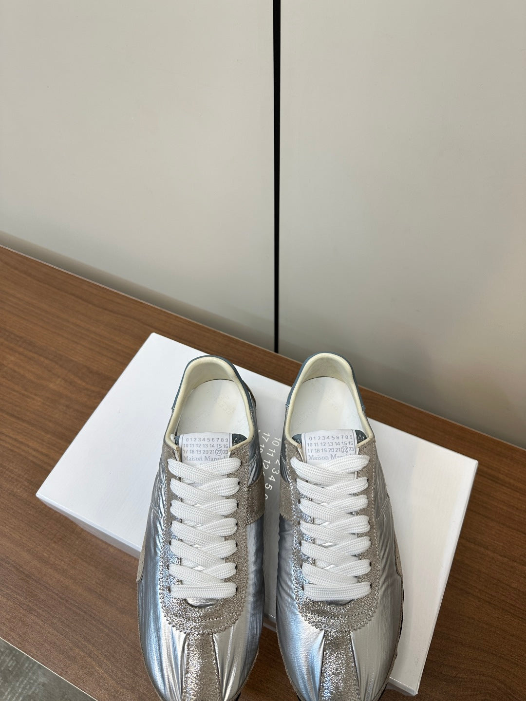 Maison Margiela Sprinters Sneakers, Silver