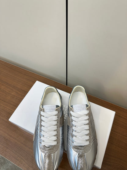 Maison Margiela Sprinters Sneakers, Silver