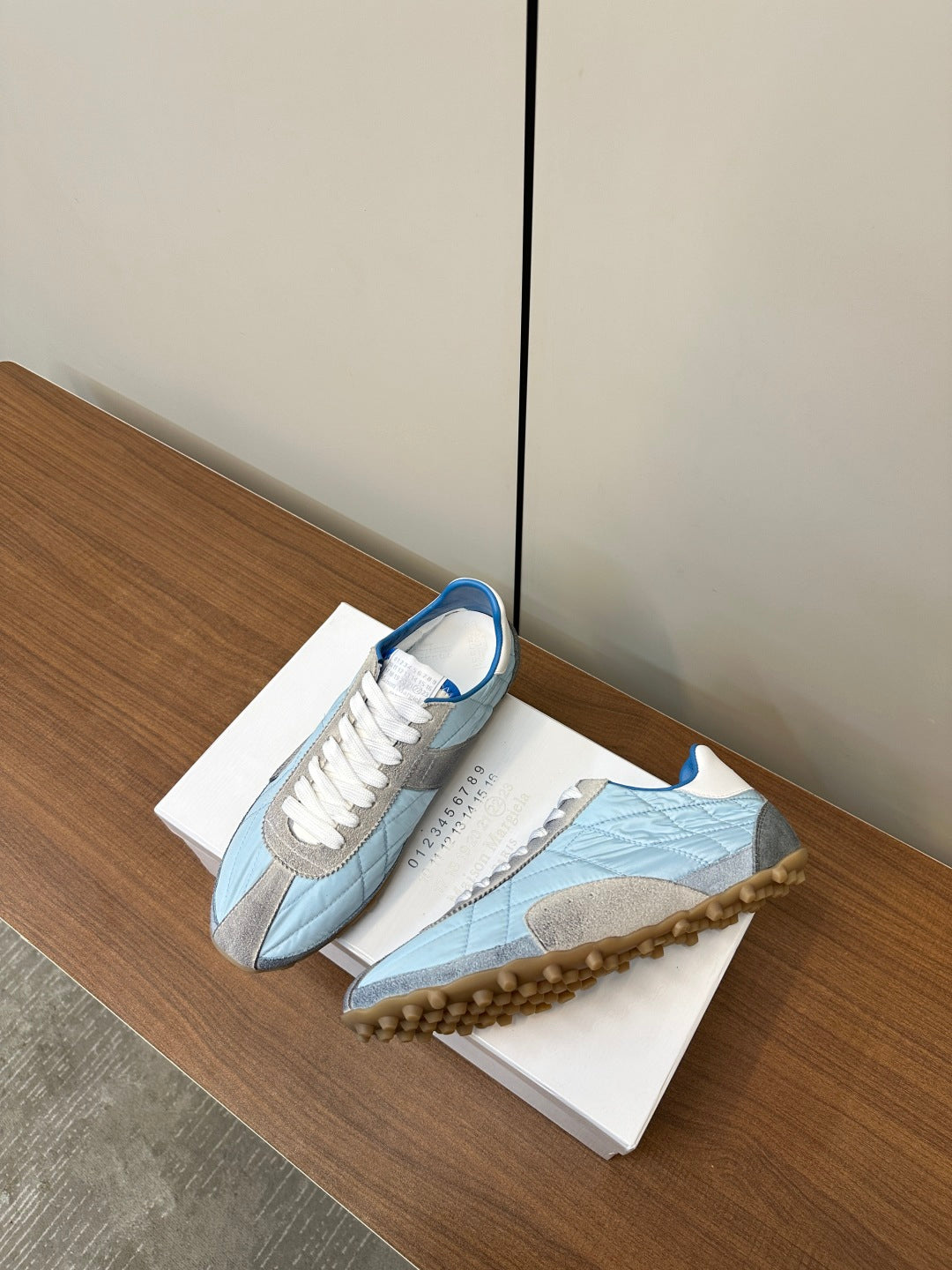 Maison Margiela Sprinters Sneakers, Sky Blue