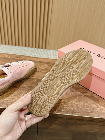 Acne Studios
panelled-design leather Sneakers, Pink